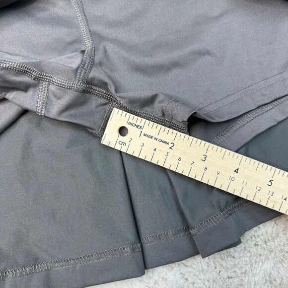 Adidas Ultimate 365 Tour Pleated Golf Skirt Skort Charcoal Gray Size Large NEW - Picture 11 of 16